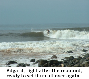 Edgard, right after the rebound, at K-59.